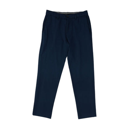 Navy Solid Dress Pants