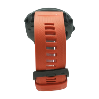 50mm Tactix Delta Sapphire Edition Black Smartwatch Orange Band M/L