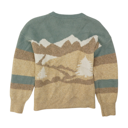 Multi Petite Graphic Pullover Sweater