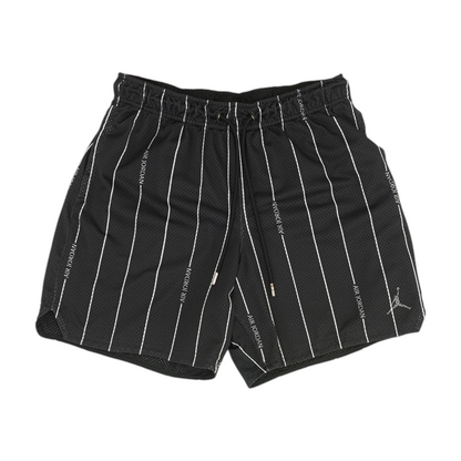 Black Striped Active Shorts