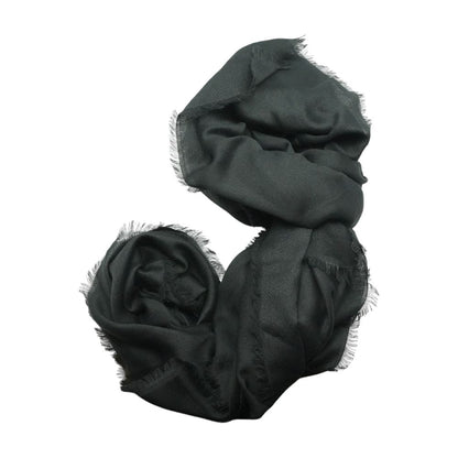 Black Polyester Scarf