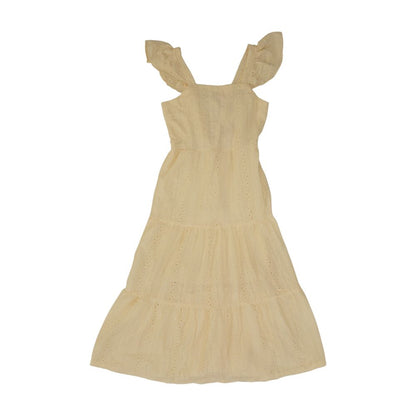 Yellow Solid Dress