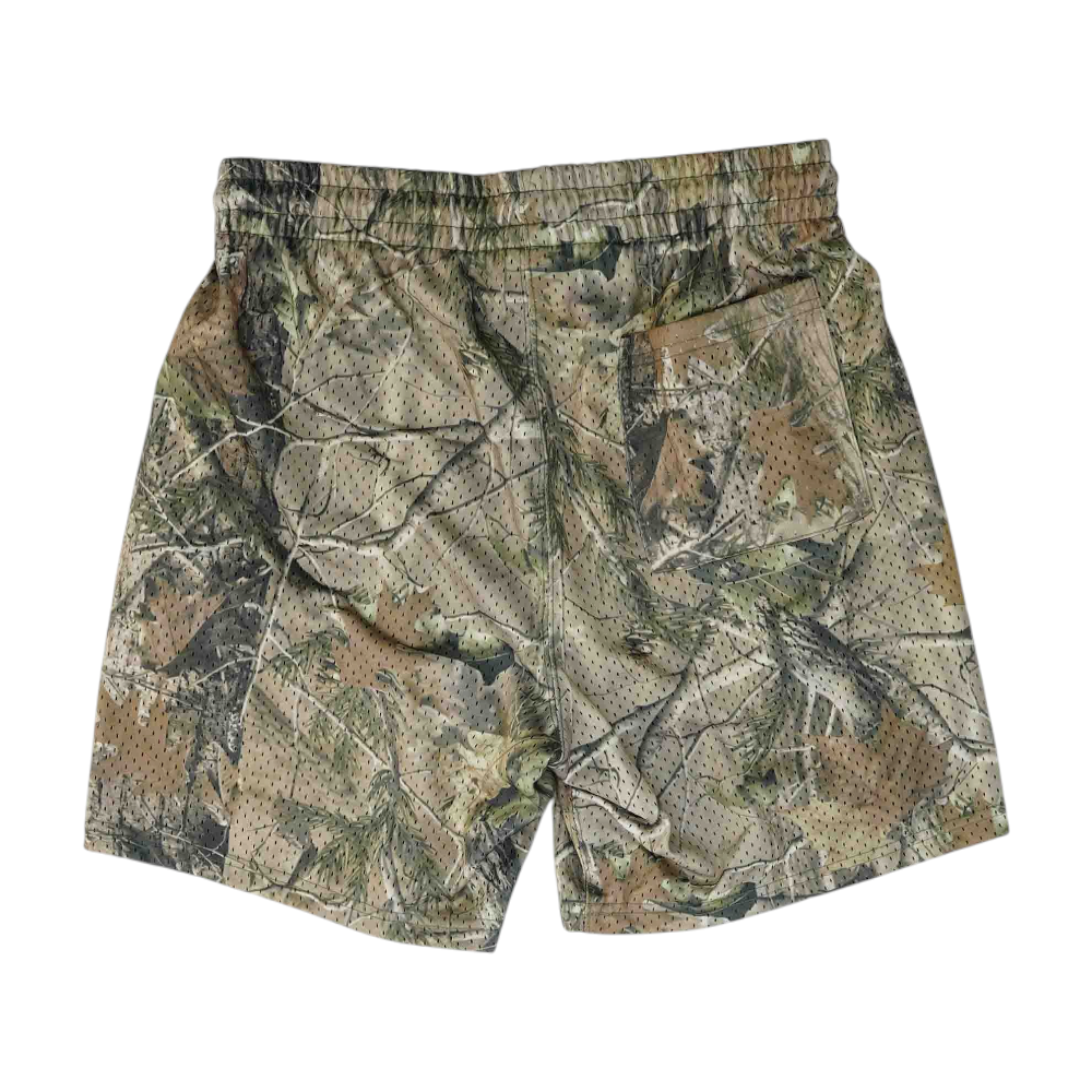 Green Camo Active Shorts