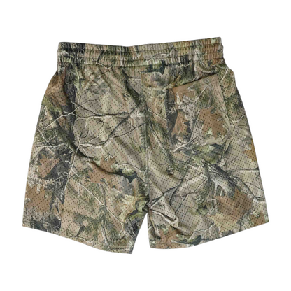 Green Camo Active Shorts