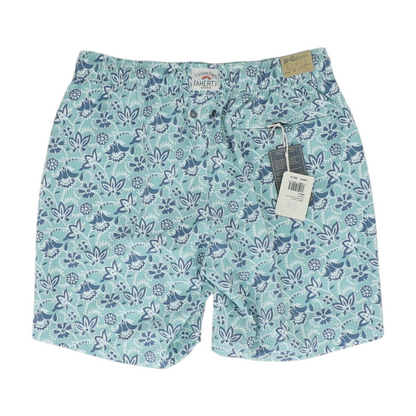 Green Floral Swim Bottom