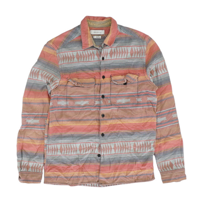 Multi Striped Flannel Button Down