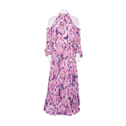Pink Floral Maxi Dress