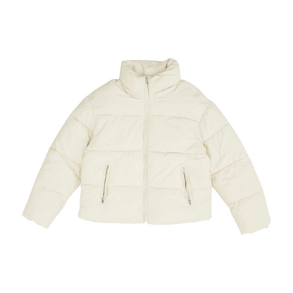 Beige Solid Jacket