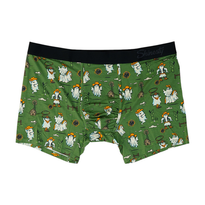 Green Graphic Underwear