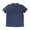 Navy Solid Short Sleeve Polo
