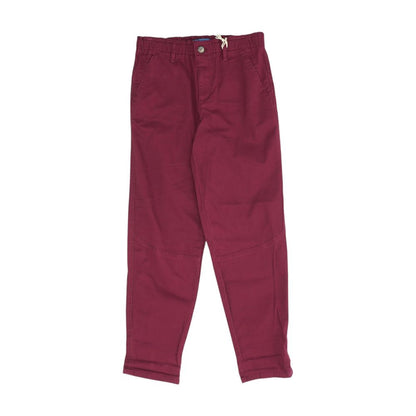 Red Chino Tapered Pants