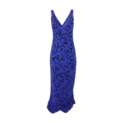 Blue Floral Maxi Dress