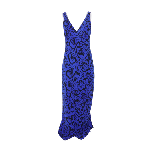 Blue Floral Maxi Dress