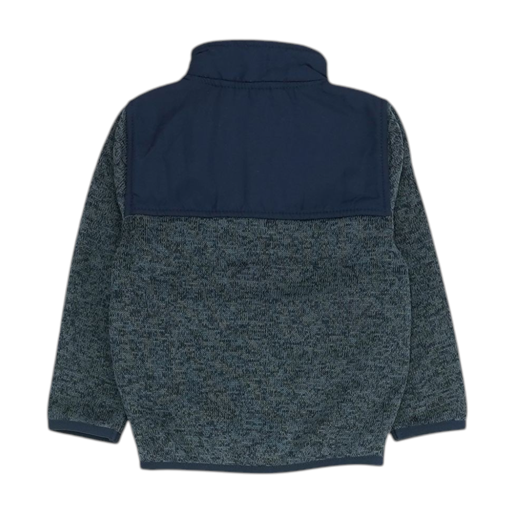 Navy Print Jacket