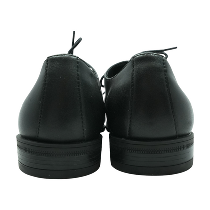Black Lace-Up Dress Shoes