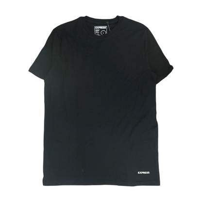 Black Solid Pajama Top