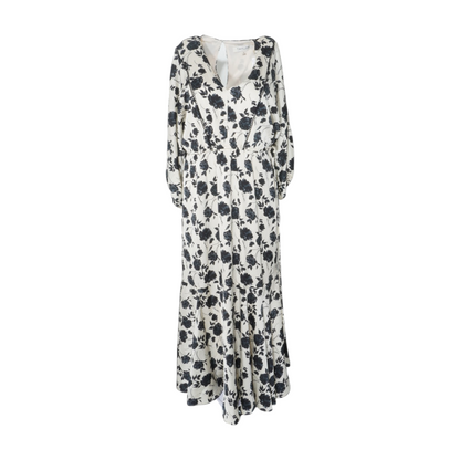 Ivory Floral Maxi Dress