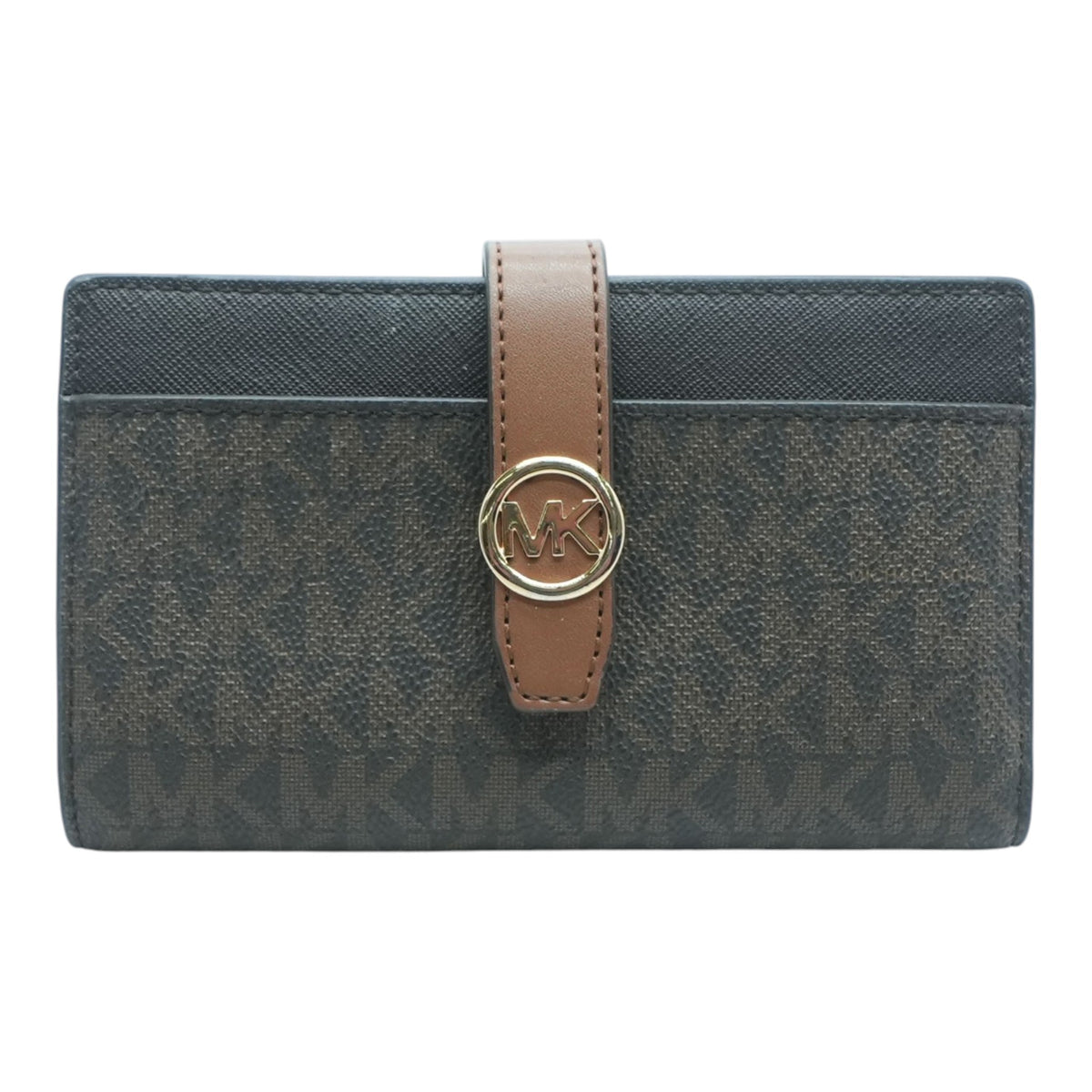 Michael Kors Brown Compact Wallet – Image 1