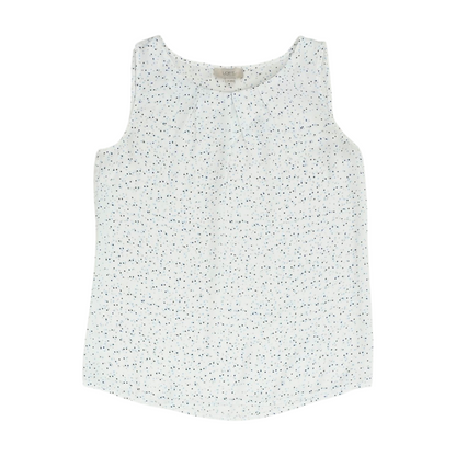 White Polka Dot Blouse