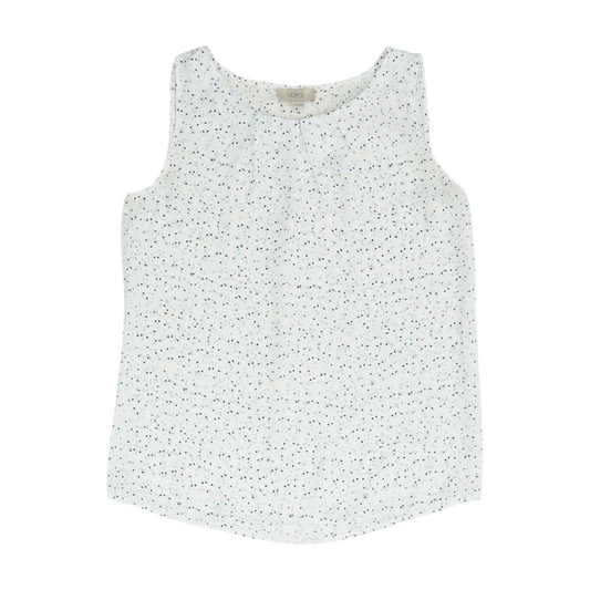 White Polka Dot Blouse