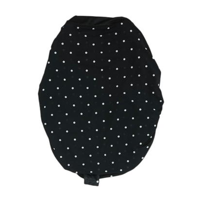 Black Polka Dot Bodysuit Blouse