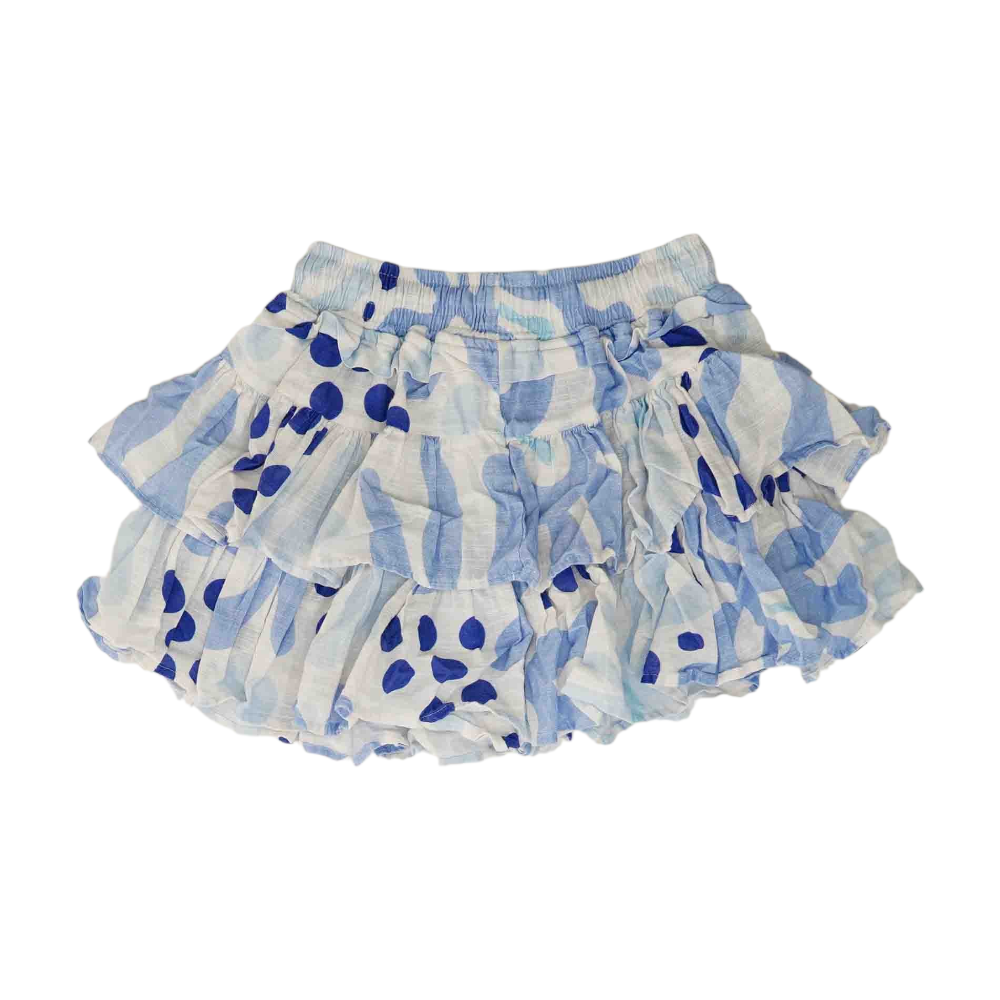 Multi Abstract Mini Skort