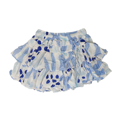 Multi Abstract Mini Skort