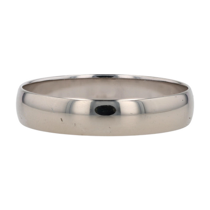 10K White Gold Band