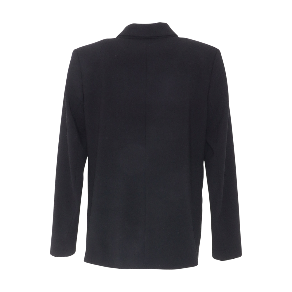 Black Solid Blazer