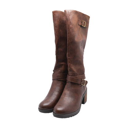 Brown Knee-High Boots