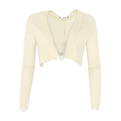 Cream Cashmere Cardigan Sweater
