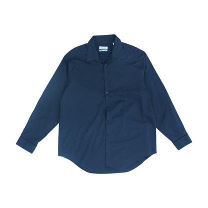 Charcoal Solid Long Sleeve Button Down