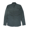 Black Solid Long Sleeve Button Down