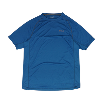 Blue Solid Active T-Shirt