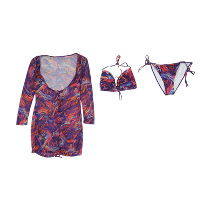 Purple Print Two-Piece