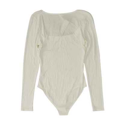 White Bodysuit Blouse