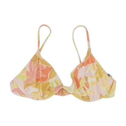 Pink Abstract Swim Top