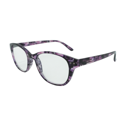 Purple Oval Prescription Eyewear