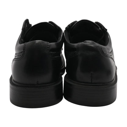 Black Leather Derby/oxford Dress Shoes