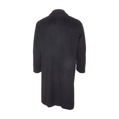Black Storm System Cashmere Coat