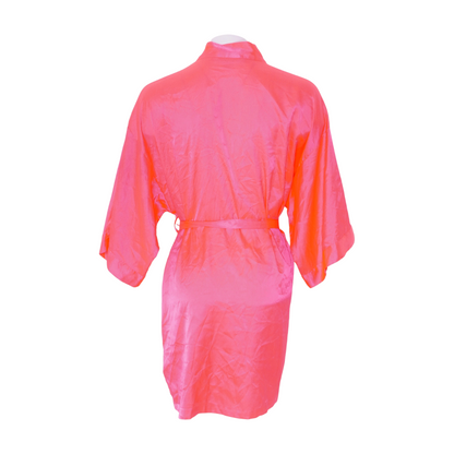 Neon Pink Solid Robe