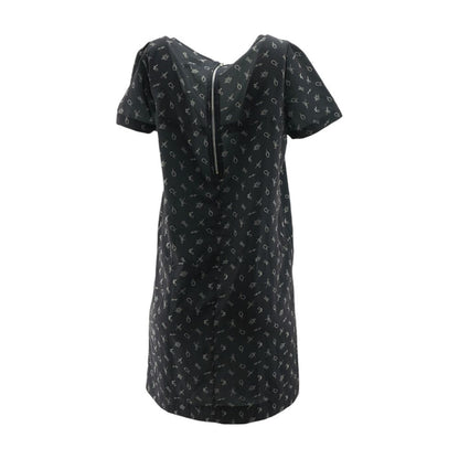 Navy Misc Midi Dress