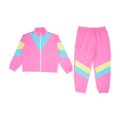 Pink Color Block Active Set