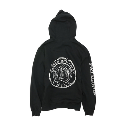 Black Solid Hoodie Pullover