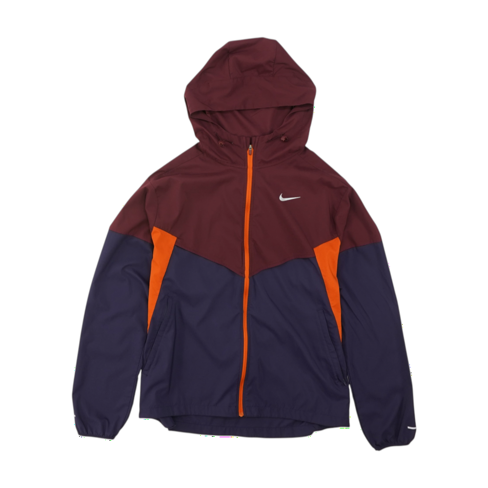 Maroon Color Block Active Jacket