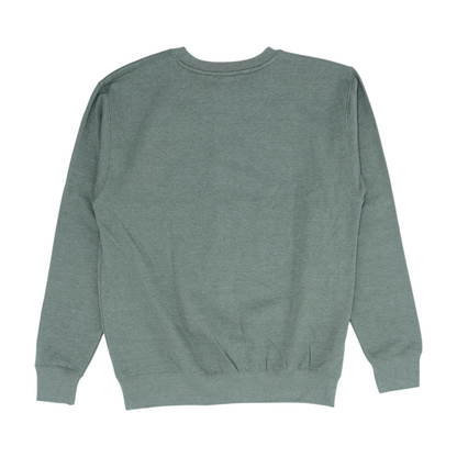 Green Solid Sweatshirt Pullover