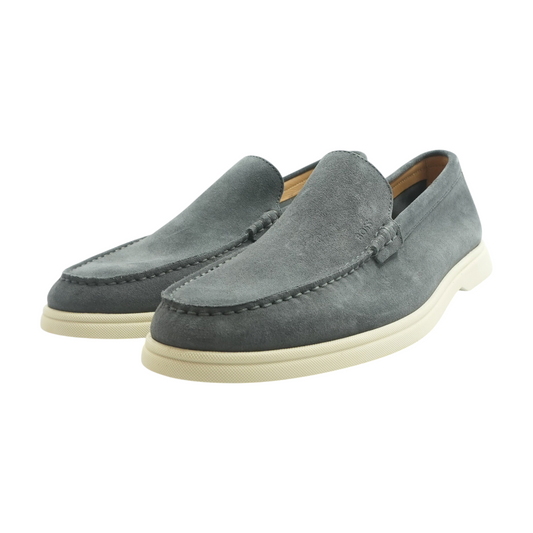 Gray Slip-On Dress Shoes
