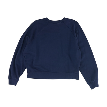 Navy Solid Sweatshirt Pullover