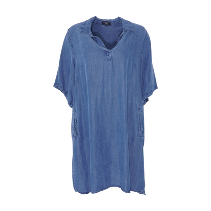 Blue Plus Mini Dress