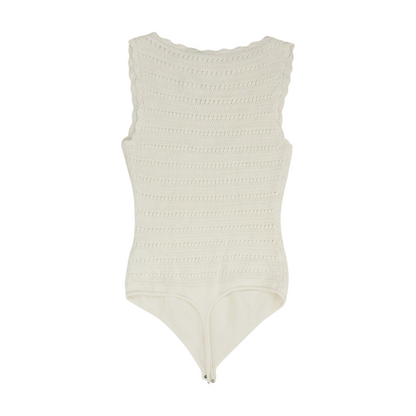 Ivory Bodysuit Blouse